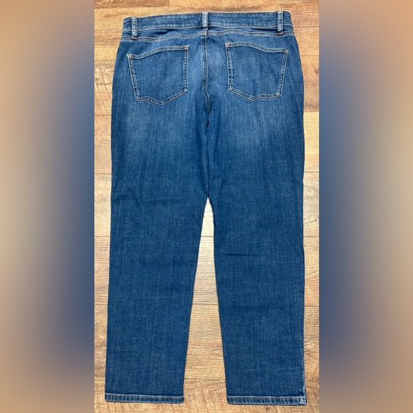 Eileen Fisher Straight Leg Organic Cotton/Spandex Blend Jeans Size 12 - Picture 4 of 4
